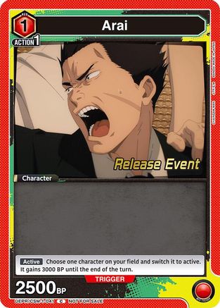 Image of Arai (UE22BT/CSM-1-041) - UE22BT CHAINSAW MAN Release Event