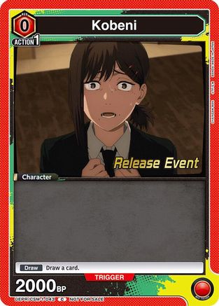 Image of Kobeni (043) (UE22BT/CSM-1-043) - UE22BT CHAINSAW MAN Release Event