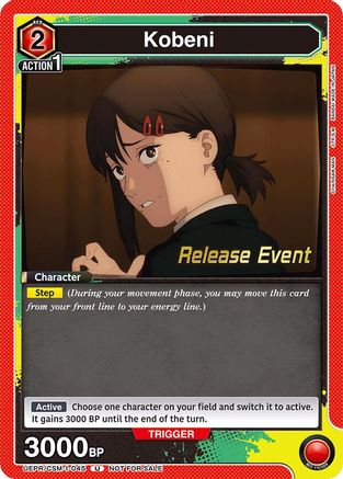 Image of Kobeni (045) (UE22BT/CSM-1-045) - UE22BT CHAINSAW MAN Release Event