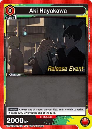 Image of Aki Hayakawa (052) (UE22BT/CSM-1-052) - UE22BT CHAINSAW MAN Release Event