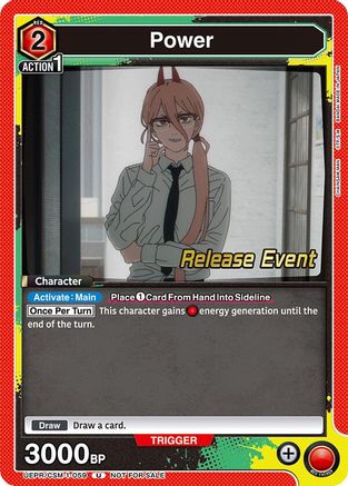 Image of Power (059) (UE22BT/CSM-1-059) - UE22BT CHAINSAW MAN Release Event