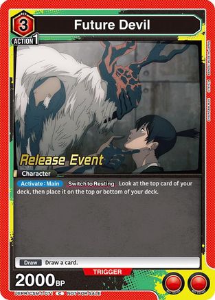 Image of Future Devil (UE22BT/CSM-1-071) - UE22BT CHAINSAW MAN Release Event