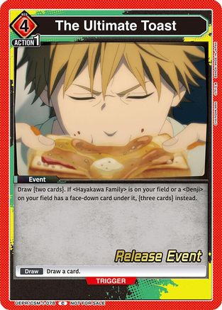 Image of The Ultimate Toast (UE22BT/CSM-1-078) - UE22BT CHAINSAW MAN Release Event
