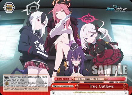 Image of True Outlaws (RRR) (BAV/W129-E069R) - Blue Archive The Animation