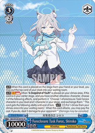Image of Foreclosure Task Force, Shiroko (SR) (BAV/W129-E075S) - Blue Archive The Animation