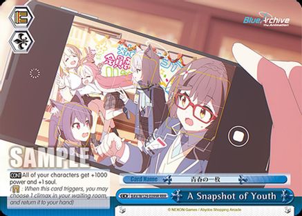 Image of A Snapshot of Youth (RRR) (BAV/W129-E099R) - Blue Archive The Animation