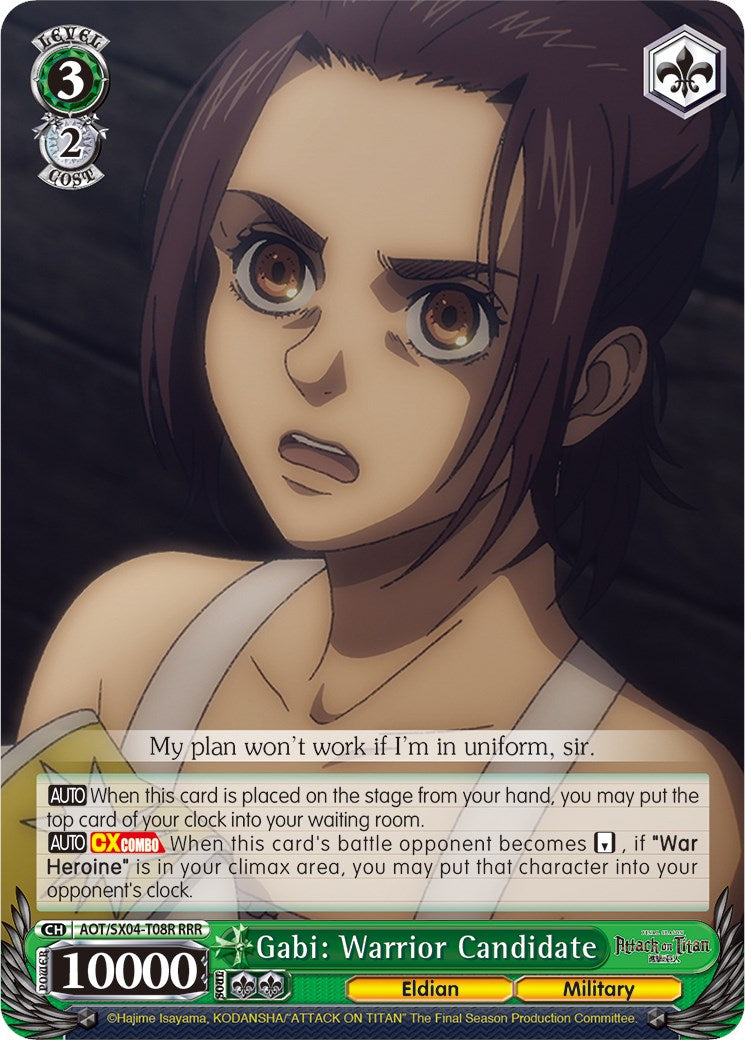 Image of Gabi: Warrior Candidate (Foil) [Attack On Titan: Final Season]