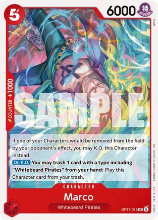 Image of Marco (OP17-015) - The World's Strongest Warriors