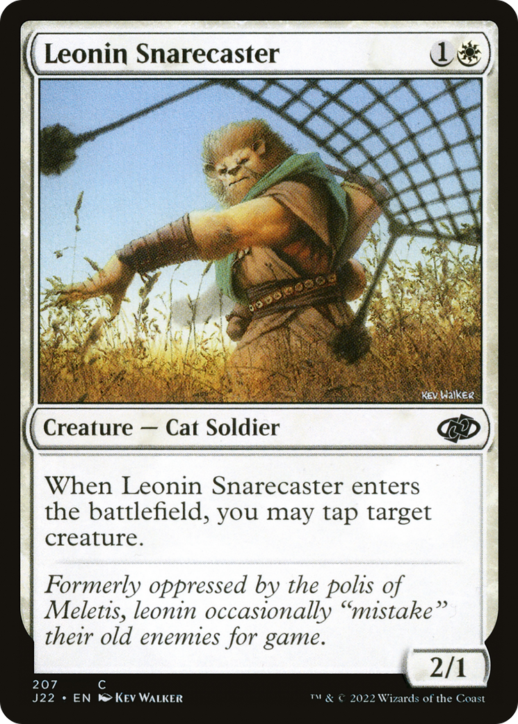 Image of Leonin Snarecaster [Jumpstart 2022]