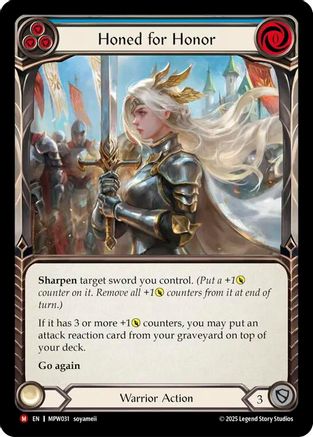 Image of Honed for Honor (MPW031) - Mastery Pack Warrior