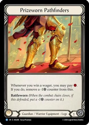 Image of Prizeworn Pathfinders (AOL006) - Armory Deck: Olympia, Prized Fighter Rainbow Foil