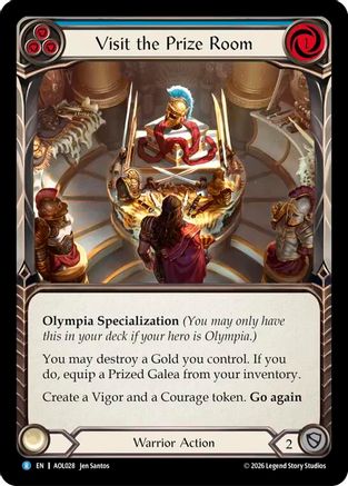 Image of Visit the Prize Room (AOL028) - Armory Deck: Olympia, Prized Fighter