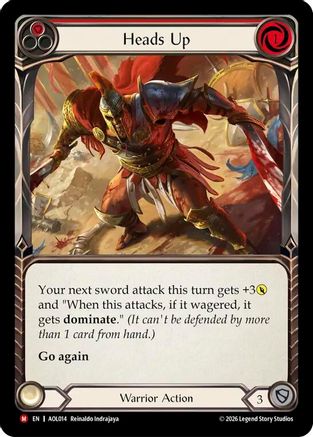 Image of Heads Up (AOL014) - Armory Deck: Olympia, Prized Fighter