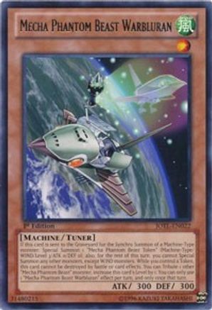 Image of Mecha Phantom Beast Warbluran [JOTL-EN022] Rare