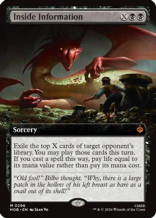 Image of Inside Information (Extended Art) (HOB-296) - The Hobbit