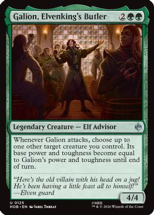 Image of Galion, Elvenking's Butler (HOB-125) - The Hobbit Foil