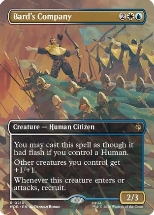 Image of Bard's Company (Borderless) (HOB-210) - The Hobbit
