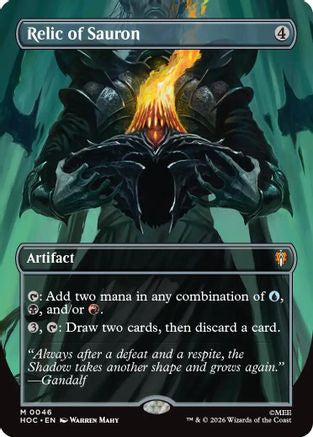 Image of Relic of Sauron (Borderless) (HOC-046) - The Hobbit: Eternal-Legal