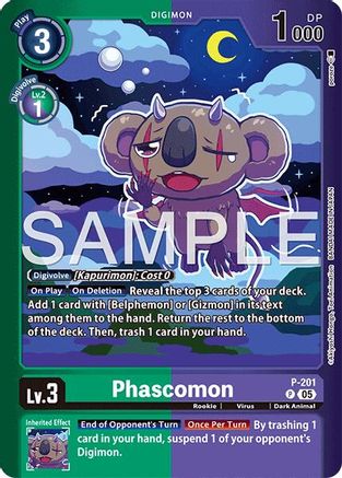 Image of Phascomon (P-201) - Limited Card Pack -Final Crest- Foil