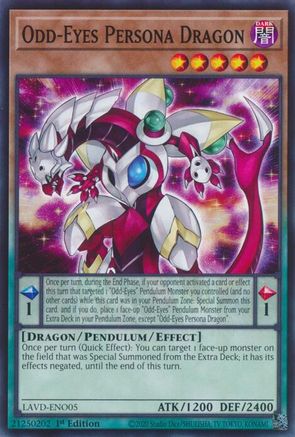 Image of Odd-Eyes Persona Dragon (LAVD-ENO05) - Legendary Arc-V Decks 1st Edition
