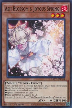 Image of Ash Blossom & Joyous Spring (LAVD-ENO08) (LAVD-ENO08) - Legendary Arc-V Decks 1st Edition