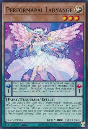 Image of Performapal Ladyange (LAVD-ENO16) - Legendary Arc-V Decks 1st Edition