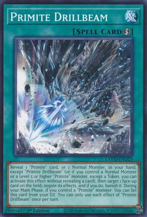 Image of Primite Drillbeam (LAVD-ENO23) - Legendary Arc-V Decks 1st Edition