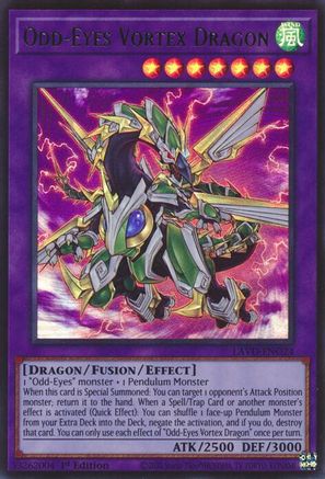 Image of Odd-Eyes Vortex Dragon (LAVD-ENO24) - Legendary Arc-V Decks 1st Edition
