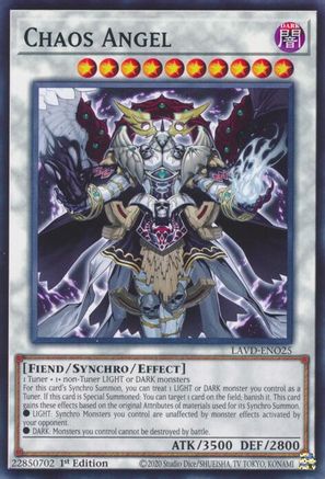 Image of Chaos Angel (LAVD-ENO25) - Legendary Arc-V Decks 1st Edition