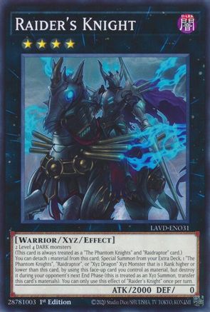 Image of Raider's Knight (LAVD-ENO31) - Legendary Arc-V Decks 1st Edition