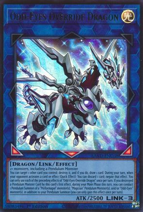 Image of Odd-Eyes Override Dragon (LAVD-ENO38) - Legendary Arc-V Decks 1st Edition