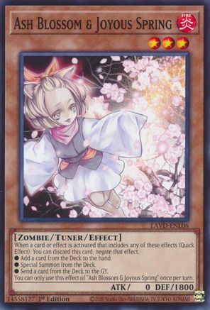Image of Ash Blossom & Joyous Spring (LAVD-ENL06) (LAVD-ENL06) - Legendary Arc-V Decks 1st Edition