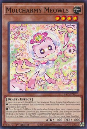 Image of Mulcharmy Meowls (LAVD-ENL10) - Legendary Arc-V Decks 1st Edition