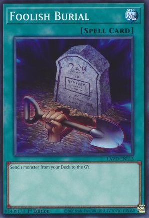 Image of Foolish Burial (LAVD-ENL15) - Legendary Arc-V Decks 1st Edition