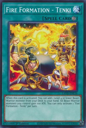 Image of Fire Formation - Tenki (LAVD-ENL16) - Legendary Arc-V Decks 1st Edition