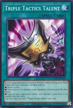 Image of Triple Tactics Talent (LAVD-ENL22) (LAVD-ENL22) - Legendary Arc-V Decks 1st Edition