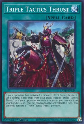 Image of Triple Tactics Thrust (LAVD-ENL24) - Legendary Arc-V Decks 1st Edition