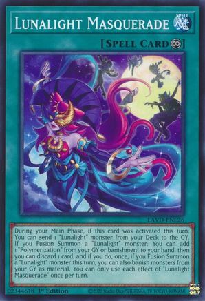 Image of Lunalight Masquerade (LAVD-ENL26) - Legendary Arc-V Decks 1st Edition