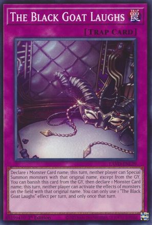 Image of The Black Goat Laughs (LAVD-ENL29) - Legendary Arc-V Decks 1st Edition