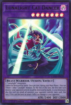 Image of Lunalight Cat Dancer (LAVD-ENL30) - Legendary Arc-V Decks 1st Edition