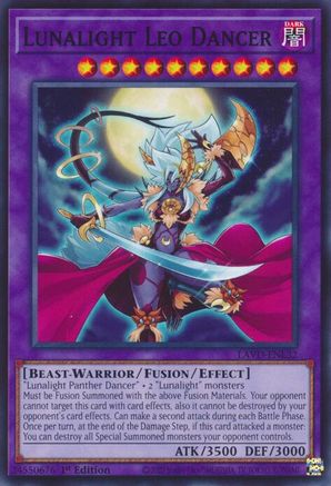 Image of Lunalight Leo Dancer (LAVD-ENL32) - Legendary Arc-V Decks 1st Edition
