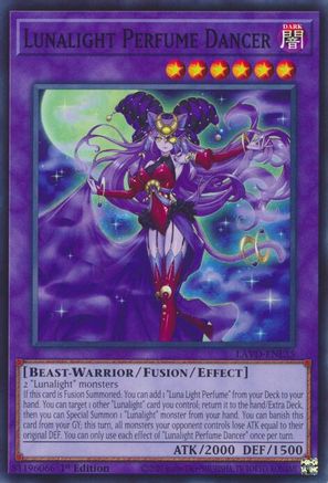 Image of Lunalight Perfume Dancer (LAVD-ENL35) - Legendary Arc-V Decks 1st Edition