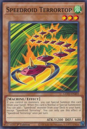 Image of Speedroid Terrortop (LAVD-ENS03) - Legendary Arc-V Decks 1st Edition