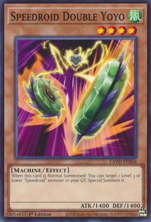 Image of Speedroid Double Yoyo (LAVD-ENS04) - Legendary Arc-V Decks 1st Edition