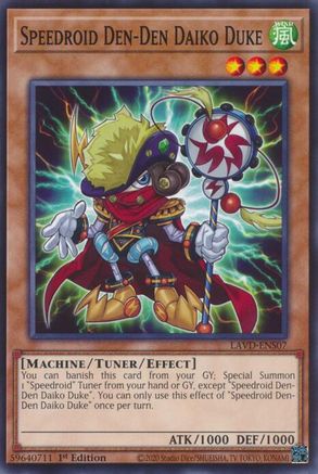 Image of Speedroid Den-Den Daiko Duke (LAVD-ENS07) - Legendary Arc-V Decks 1st Edition