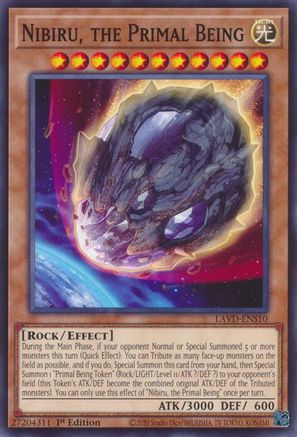 Image of Nibiru, the Primal Being (LAVD-ENS10) - Legendary Arc-V Decks 1st Edition