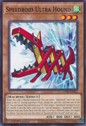 Image of Speedroid Ultra Hound (LAVD-ENS12) - Legendary Arc-V Decks 1st Edition
