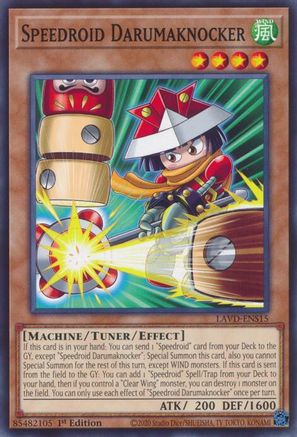 Image of Speedroid Darumaknocker (LAVD-ENS15) - Legendary Arc-V Decks 1st Edition