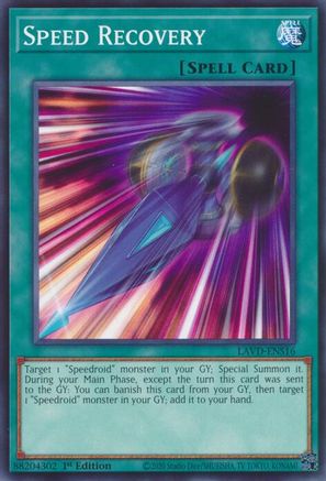 Image of Speed Recovery (LAVD-ENS16) - Legendary Arc-V Decks 1st Edition