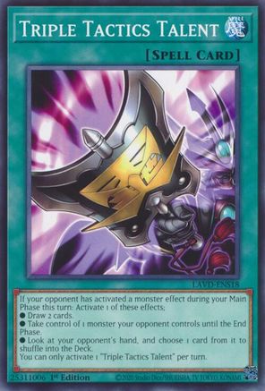 Image of Triple Tactics Talent (LAVD-ENS18) (LAVD-ENS18) - Legendary Arc-V Decks 1st Edition